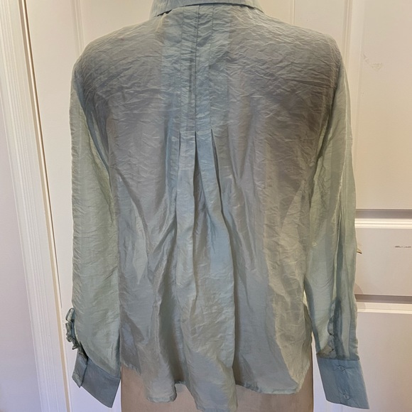 BRAND NEW satin button down - Picture 2 of 5